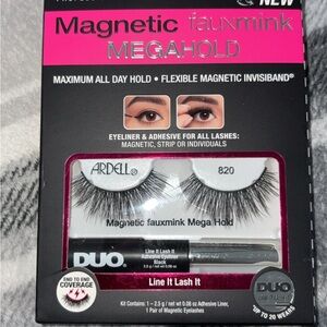 Ardell Magnetic MegaHold Faux Mink Lashes with Duo Adhesive